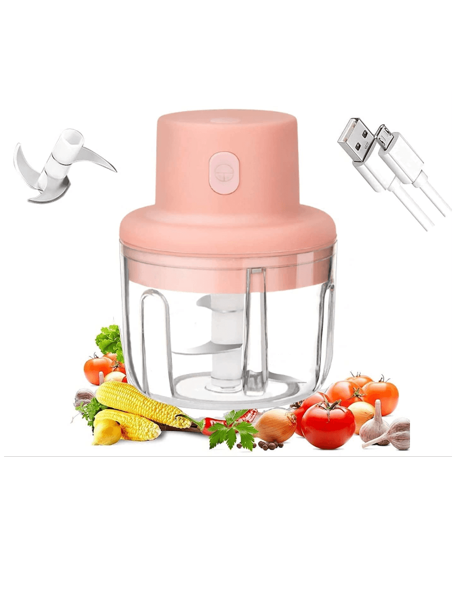 Wireless Portable Mini Food Processor (Photo 1)